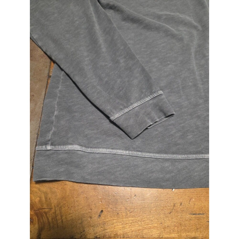 Marine Layer Cotton Heavy Slub Raglan Crewneck Sweatshirt Grey Mens XL Fall - Picture 2 of 10